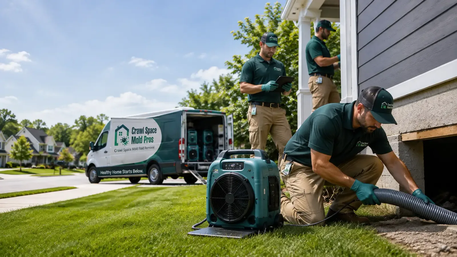 Crawl Space Mold Removal in Creve Coeur, MO